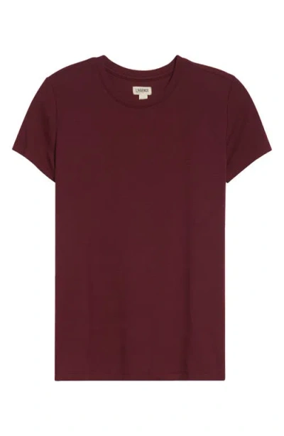 L Agence L'agence Ressi Crewneck T-shirt In Brown