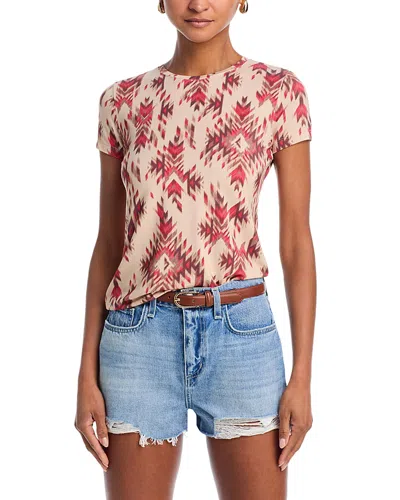 L Agence L'agence Ressi Crewneck Tee In Multi
