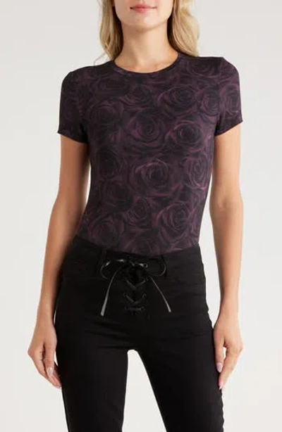 L'agence Ressi Rose T-shirt In Purple