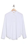 L Agence L'agence Ripley Oversize Button-up Shirt In White