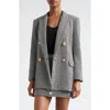 L Agence L'agence Riva Double Breasted Knit Blazer