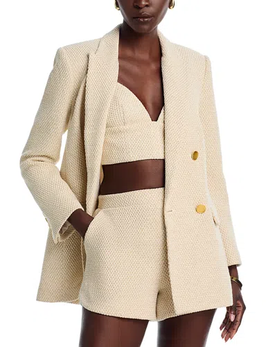 L Agence L'agence Riva Knit Double Breasted Blazer