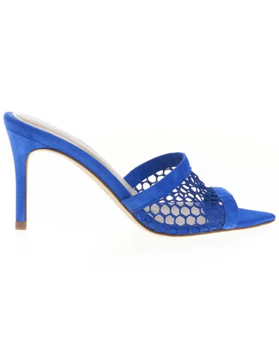 L Agence L'agence Romilly Suede Mule In Blue