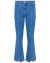 L Agence L'agence Rue High-rise Vienna Crop Baby Bootcut Jean In Blue
