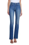 L Agence L'agence Ruth Raw Hem Straight Leg Jeans In Woodbridge