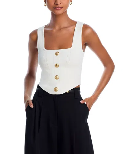 L AGENCE L'AGENCE SAGA SQUARE NECK KNUT CORSET TOP