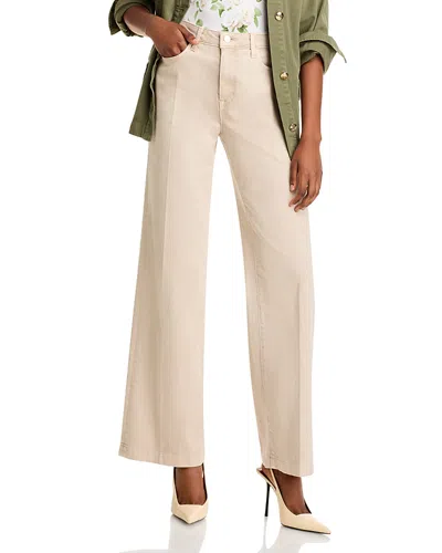 L AGENCE L'AGENCE SCOTTIE HIGH RISE WIDE LEG JEANS IN BISCUIT