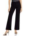L'agence Scottie High Rise Wide Leg Jeans In Black In Black