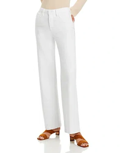 L Agence L'agence Scottie High Rise Wide Leg Jeans In Blanc