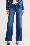 L Agence L'agence Scottie High Waist Wide Leg Jeans In Blue