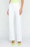 L Agence Clayton Wide-leg Pant In Blanc