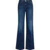 L Agence L'agence Scottie High Waist Wide Leg Jeans In Blue