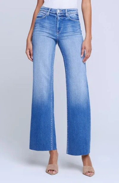 L Agence L'agence Scottie High Waist Wide Leg Jeans In Hayward