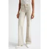 L Agence L'agence Scottie Wide Leg Jeans In Biscuit