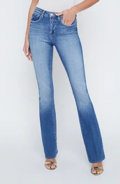 L Agence L'agence Selma Baby Bootcut Jeans In Blue