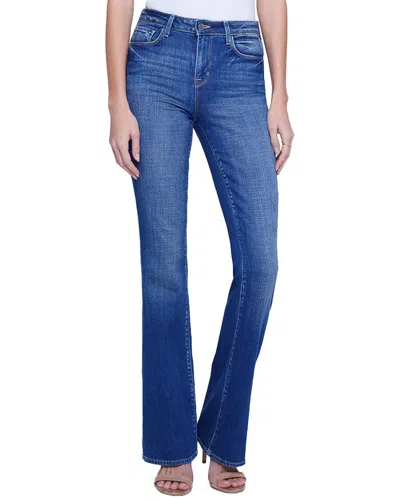 L Agence L'agence Selma High-rise Sleek Hasting Baby Bootcut Jean In Blue