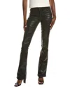 L Agence L'agence Selma High-rise Sleek Noir/natural Con Coat Baby Bootcut Jean