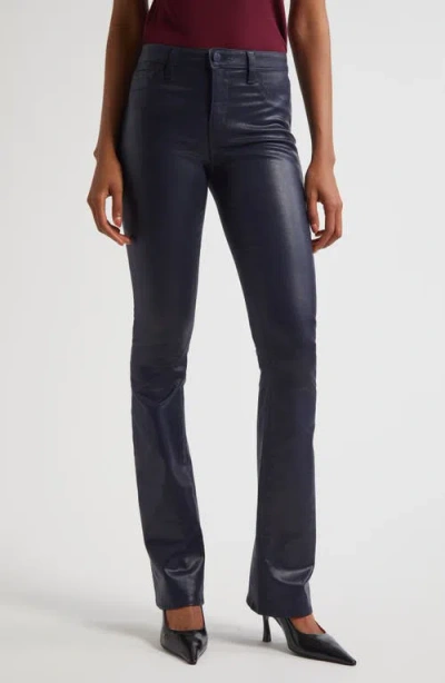 L Agence L'agence Selma High Waist Baby Boot Jeans In Purple