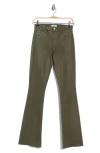 L Agence L'agence Selma High Waist Baby Bootcut Jeans In Ivy Green Coated