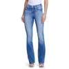 L Agence Selma High Waist Sleek Baby Bootcut Jeans In Blue