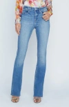 L Agence L'agence Selma Sleek Baby Bootcut Jeans In Blue