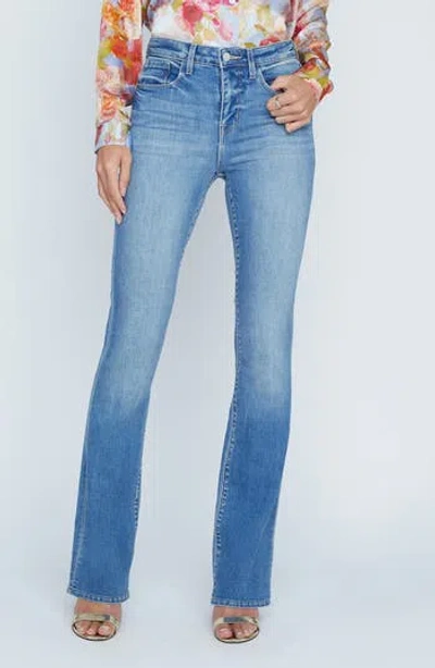 L Agence L'agence Selma Sleek Baby Bootcut Jeans In Blue