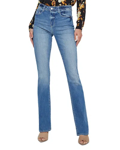 L Agence L'agence Selma Sleek Slim Bootcut Mid Rise Jeans In Ithaca In Blue