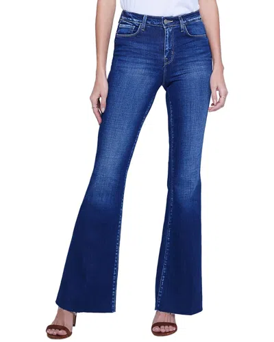 L Agence L'agence Sera High-rise Carson Sneaker Flare Jean