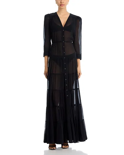 L'AGENCE L'AGENCE SERAPHINA TIERED MAXI DRESS