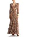 L Agence L'agence Seraphina Tiered Maxi Dress In Multi