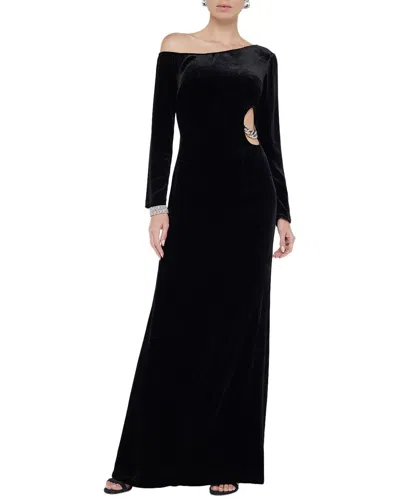 L Agence L'agence Seren Cutout Silk-blend Maxi Dress