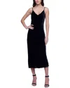 L'agence Seridie Silk-blend Mid Slip Dress In Black