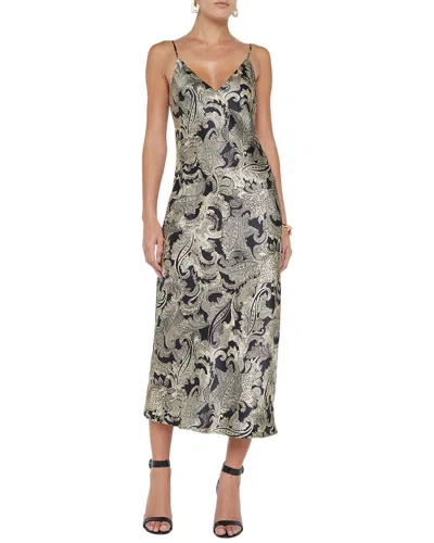 L Agence L'agence Seridie Silk Midi Slip Dress