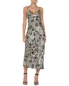 L Agence L'agence Seridie Silk Midi Slip Dress