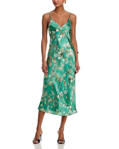 L AGENCE L'AGENCE SERIDIE SILK MIDI SLIP DRESS