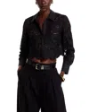 L Agence L'agence Seychelle Lace Button Front Shirt