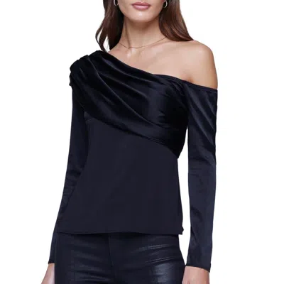 Pre-owned L Agence L'agence Sharma Top For Women In Black
