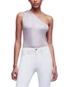 L Agence L'agence Sheridan One-shoulder Bodysuit