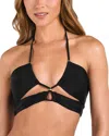 L Agence L'agence Sirena Front Cutout Bikini Top