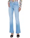 L Agence Sneeki Low Rise Straight Leg Sneaker Jeans In Olympia