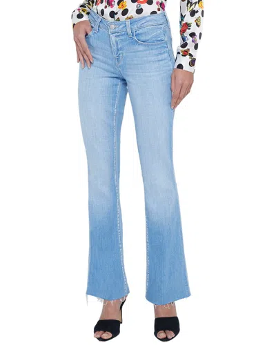 L Agence Sneeki Low Rise Straight Leg Sneaker Jeans In Olympia