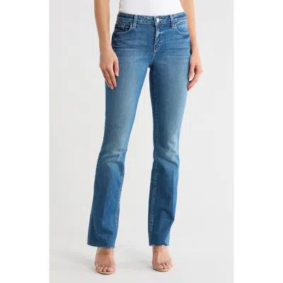 L Agence L'agence Sneeki Low Rise Raw Hem Straight Leg Jeans