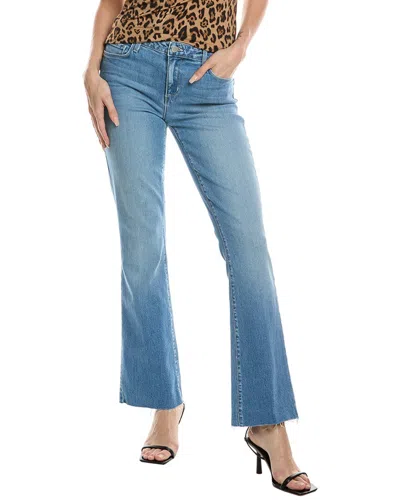 L'agence Sneeki Low-rise Sneaker Straight Jean In Blue