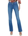 L'agence Sneeki Low-rise Sneaker Stockton Straight Leg Jean In Blue