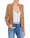 L'agence Sofia Knit Blazer In Ginger Snap