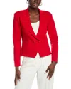 L Agence L'agence Sofia Knit Blazer In Red