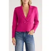 L Agence L'agence Sofia Knit Blazer In Red