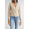 L Agence L'agence Sofia Metallic Knit Blazer