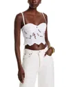 L Agence L'agence Sonya Lace Bralette Corset Top