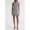 L Agence L'agence Stripe Racerback Minidress In Navy/ White Stripe